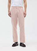 Tailored Linen Trousers | Dusty Pink