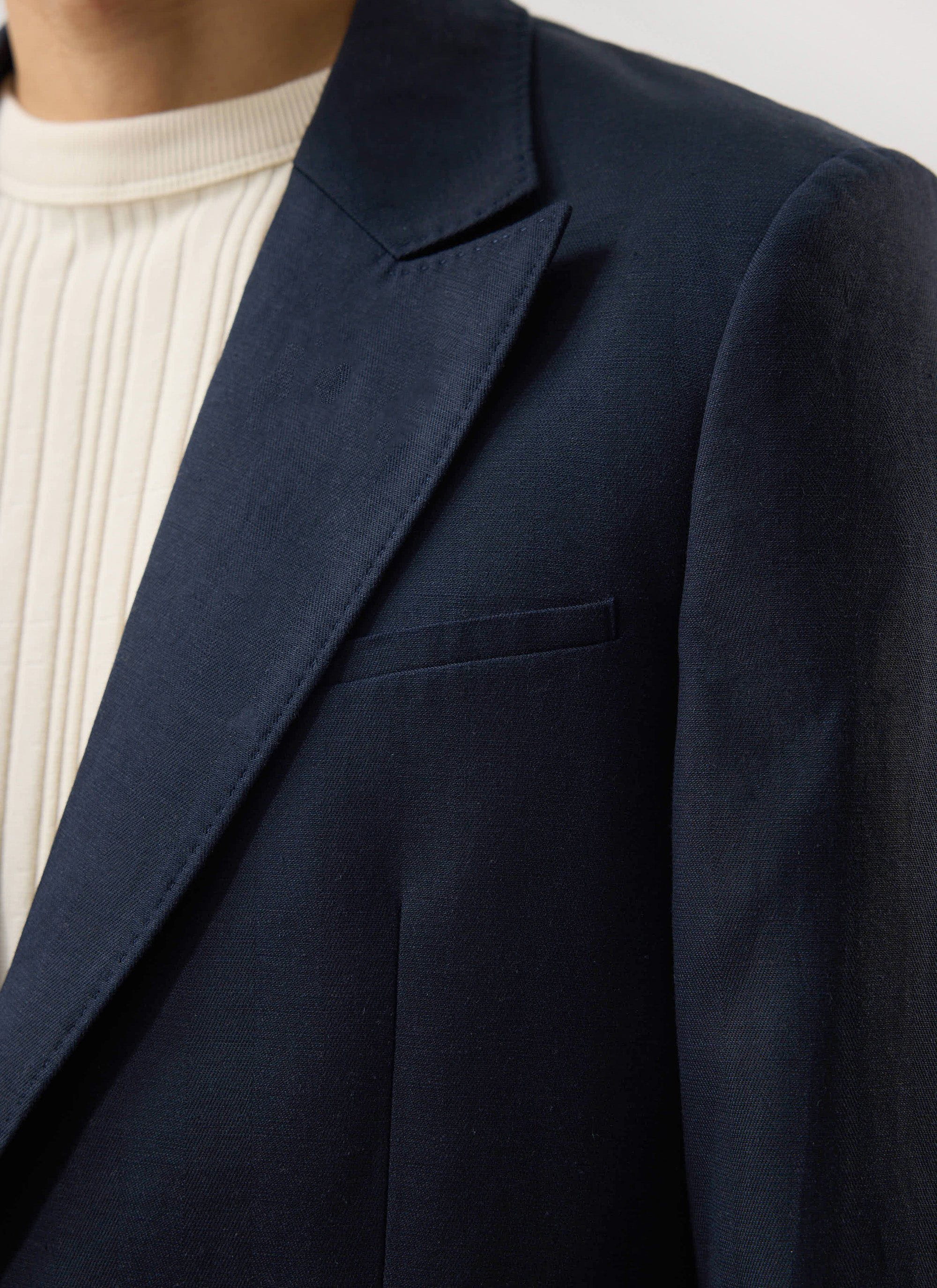 Men's Tailored Blazer | Percival x Warren | Navy Blue
