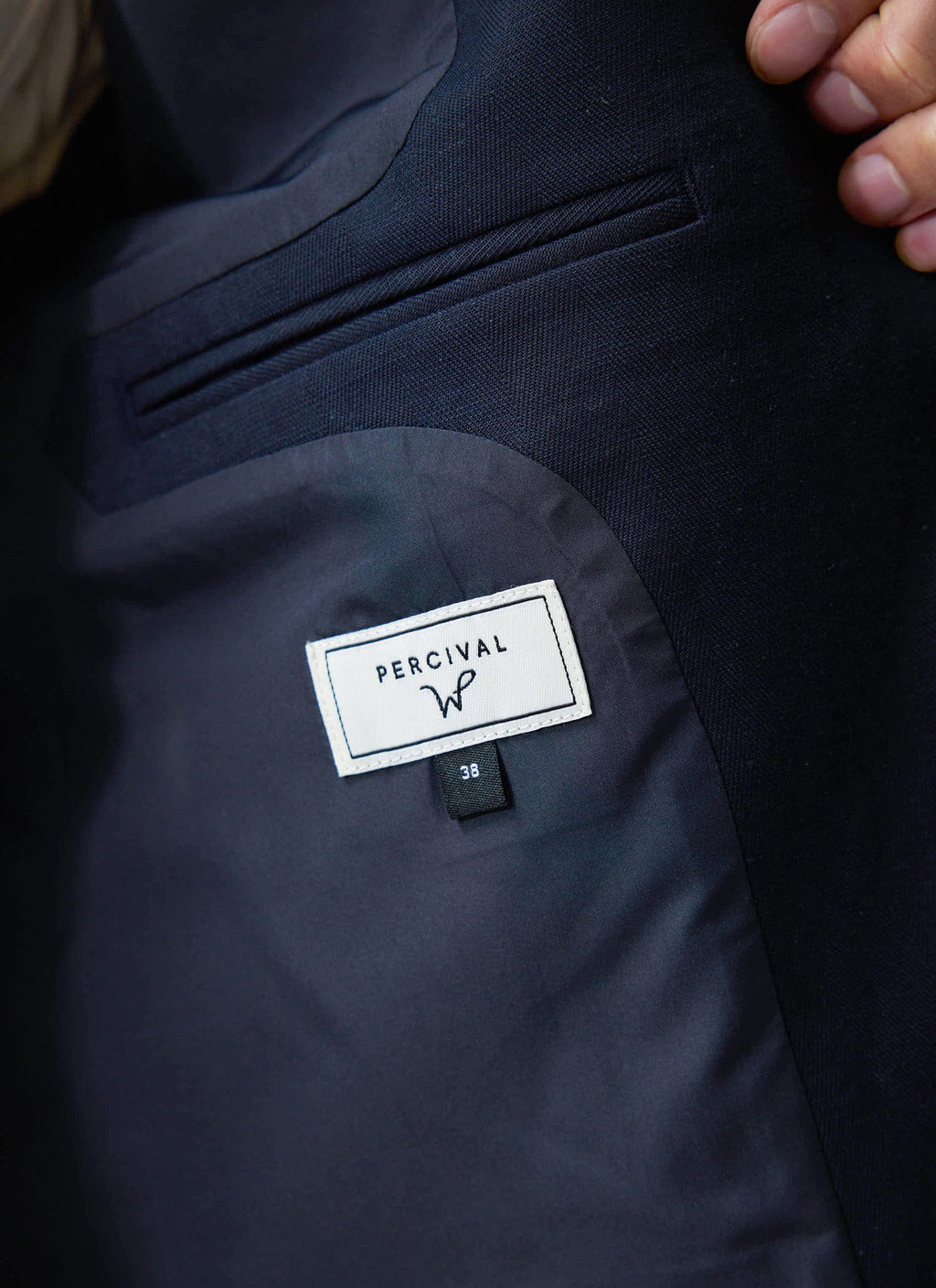Men's Tailored Blazer | Percival x Warren | Navy Blue