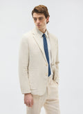 Tailored Linen Blazer | Cream