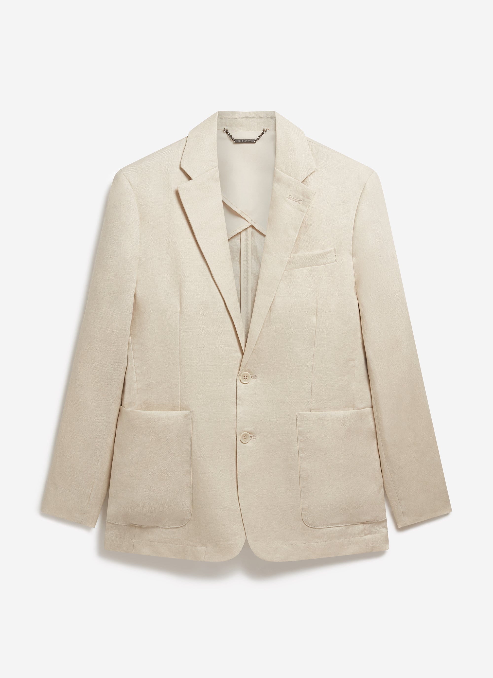 Tailored Linen Blazer | Cream